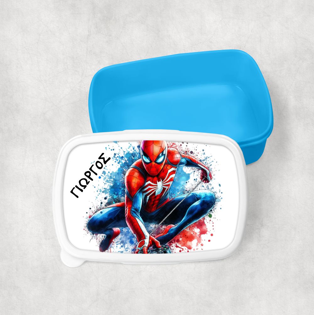 TAP-356840-2 Τάπερ Φαγητού με Όνομα - Spider man - Image 1
