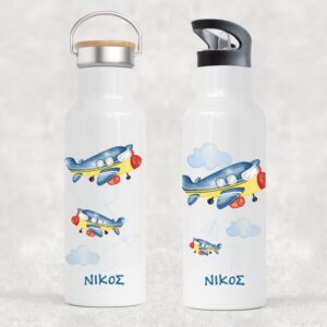 Stainless Steel Thermo Bottle Airplane