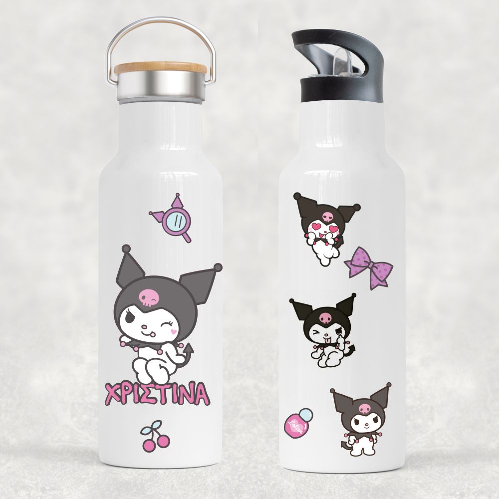 ΜΕΤ3610-27 Stainless Steel Thermo Bottle Kuromi - Image 1