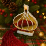 Χειροποίητο Γούρι Σκόρδο Χρυσό - Image 2