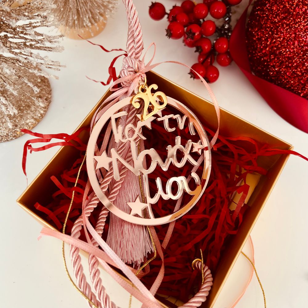 Handmade Lucky Charm Acrylic Pink Godmother