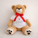 Λούτρινη Αρκούδα Γίγας Αγίου Βαλεντίνου