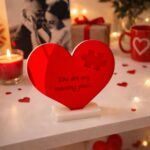 Καρδιά από Plexiglass με Χάραξη Ευχής - Image 2