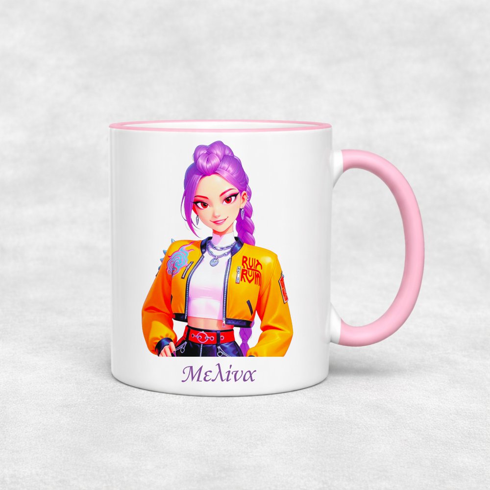 Personalized Ceramic Mug Huntrix Rumi