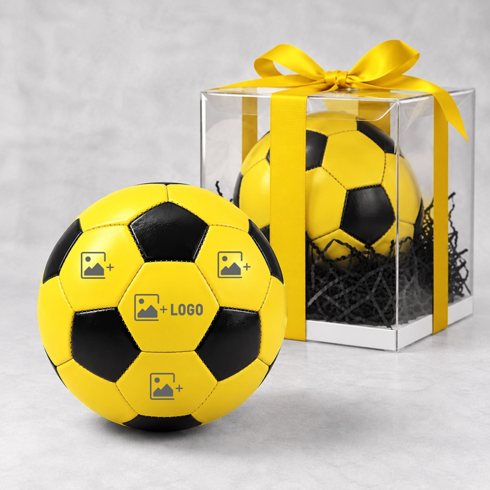 Personalized Black & Yellow Soccer Ball