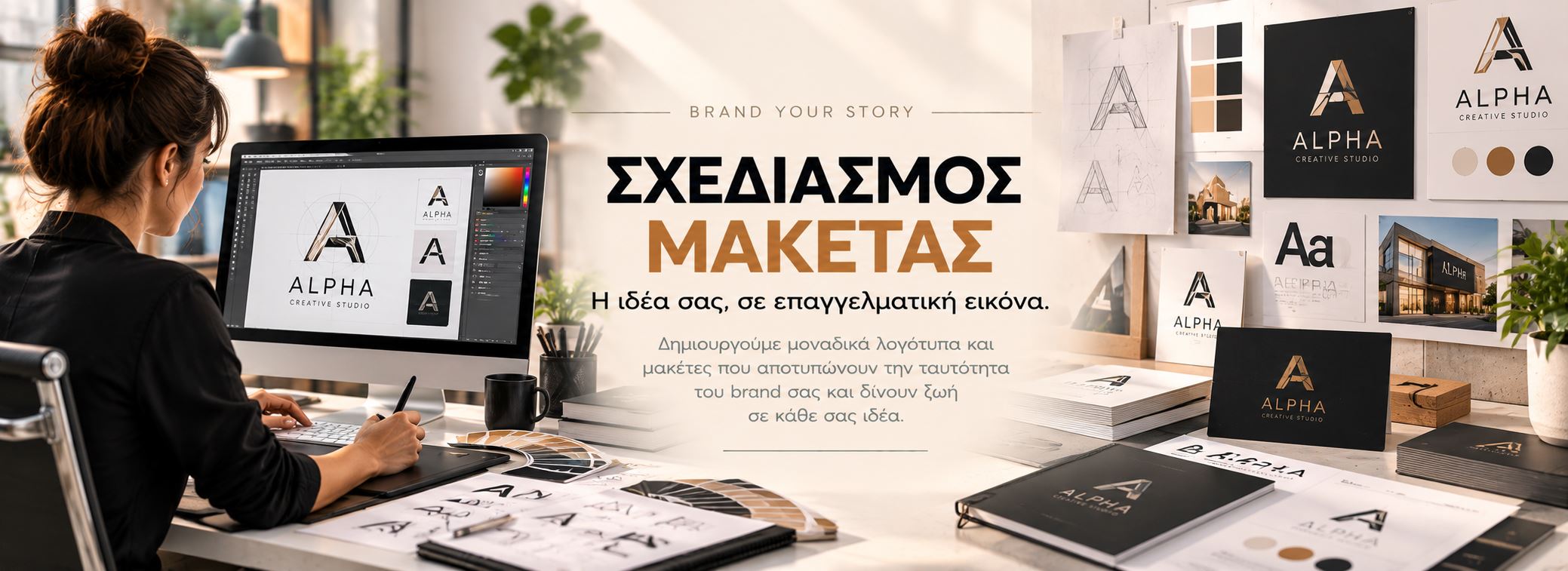 Σχεδιασμός Μακέτας σε Δημιουργικό Studio